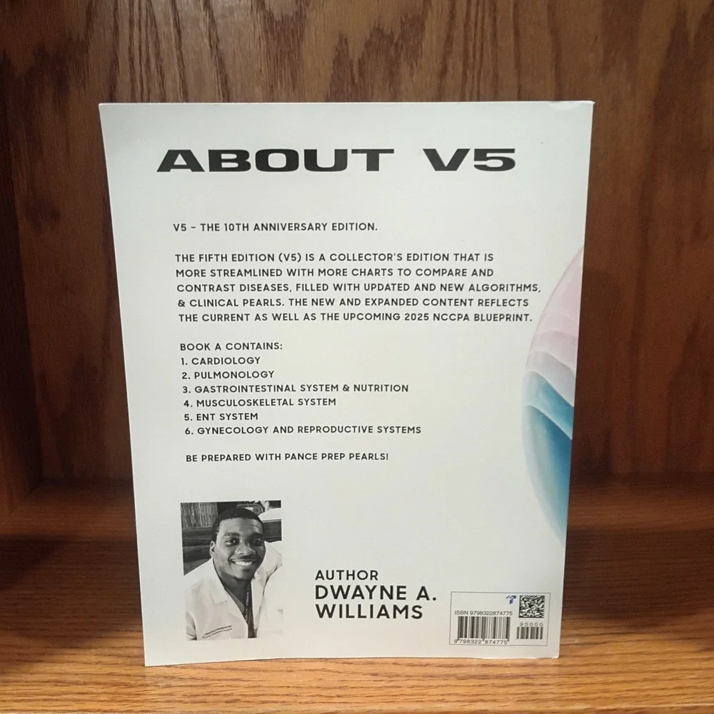 Pance Prep Pearls V5 book A, by Dwayne A. Williams: 10th Anniversary Edition